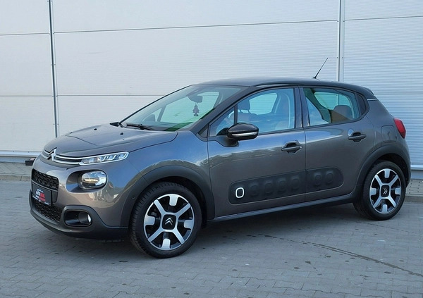 Citroen C3 cena 43700 przebieg: 35000, rok produkcji 2018 z Zagórów małe 781